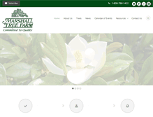 Tablet Screenshot of marshalltrees.com